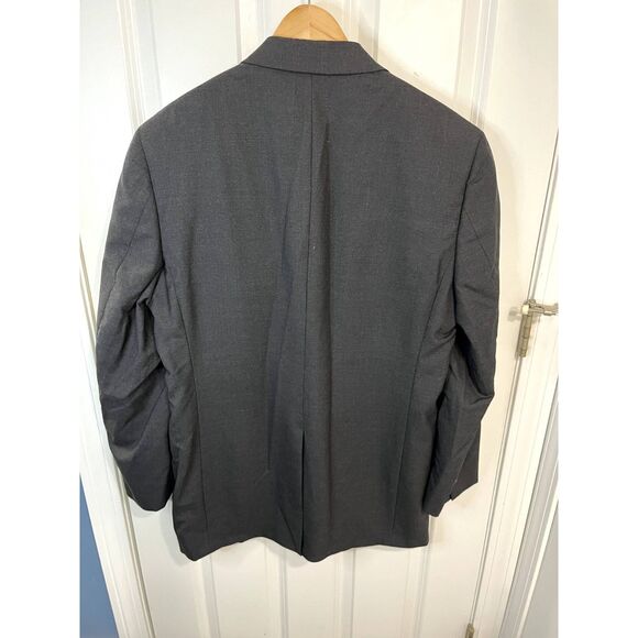 Vintage Hart Schaffner Marx Charcoal Suit Jacket Size 40R Union Made USA - Picture 2 of 8